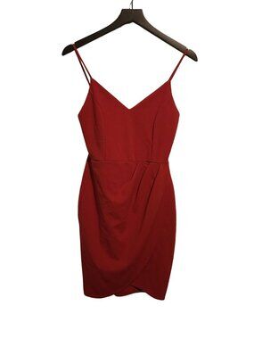 Lulu's Forever Your Girl Red Mini Dress Womens Size Medium